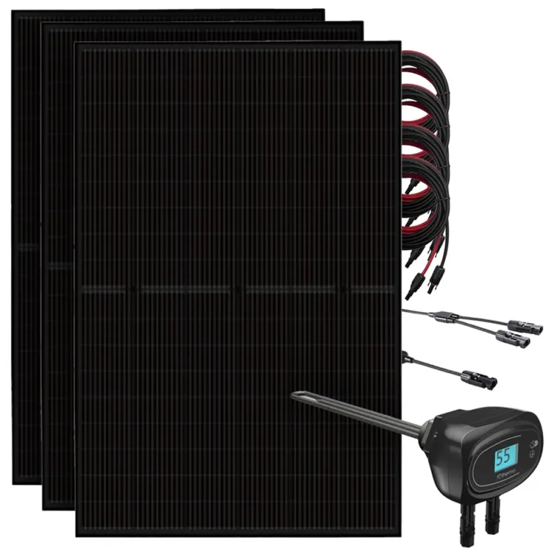 1800W Solaranlage mit Fothermo Heizstab für Warmwasserboiler – Bild 4