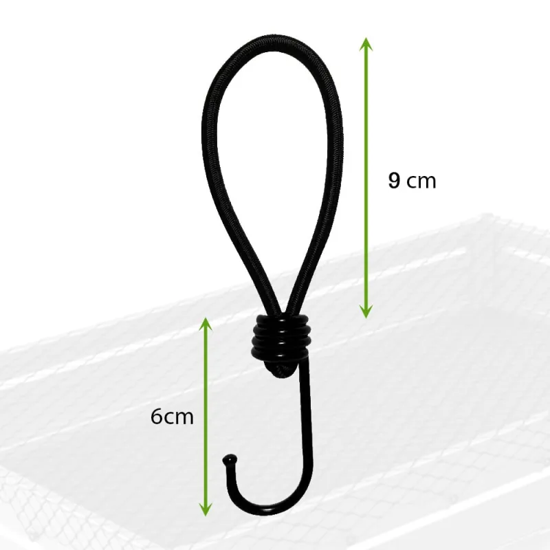 25 Stk. Spanngummi 15cm Expander mit Haken 5mm Universal Ladungssicherung für Planen und Anhängernetz – Bild 4