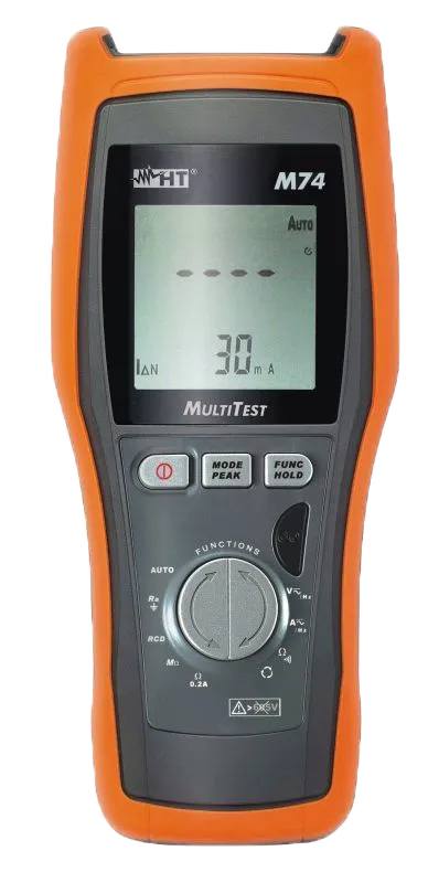 HT Instruments M74 Kompakter VDE 0100-Tester mit Multimeterfunktionen