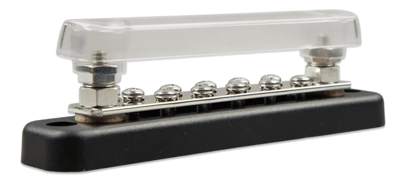 Busbar 150A 2P mit 10 Schrauben u. Abdeckung