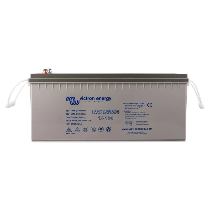 Victron Energy Batteriespeicher Blei 12V 160Ah mit AGM-Technologie für Solarstromspeicherung