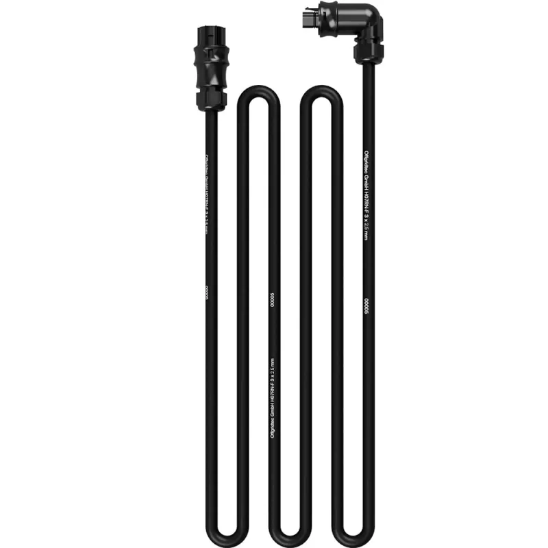 Robustes H07RN-F Kabel mit 15 Metern Länge für den Außenbereich, kompatibel mit Wechselrichter 012400_003.