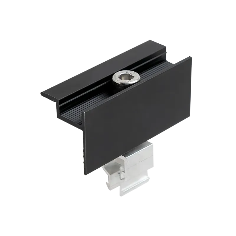 Modulendklemme Klick ALU schwarz - 30mm