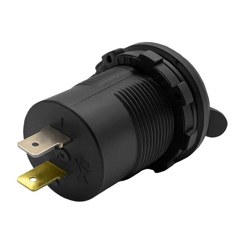USB-Dreifachsteckdose 12V/24V 2x 18W USB-C und 1x 18W USB-A KFZ-Schnellladeadapter mit Abdeckung – Bild 4