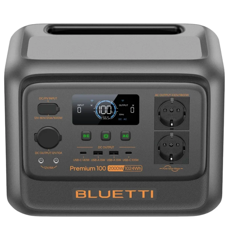 Bluetti Premium 100 V2 Mobile Powerstation 1024Wh 2000W USV-Funktion – Bild 6