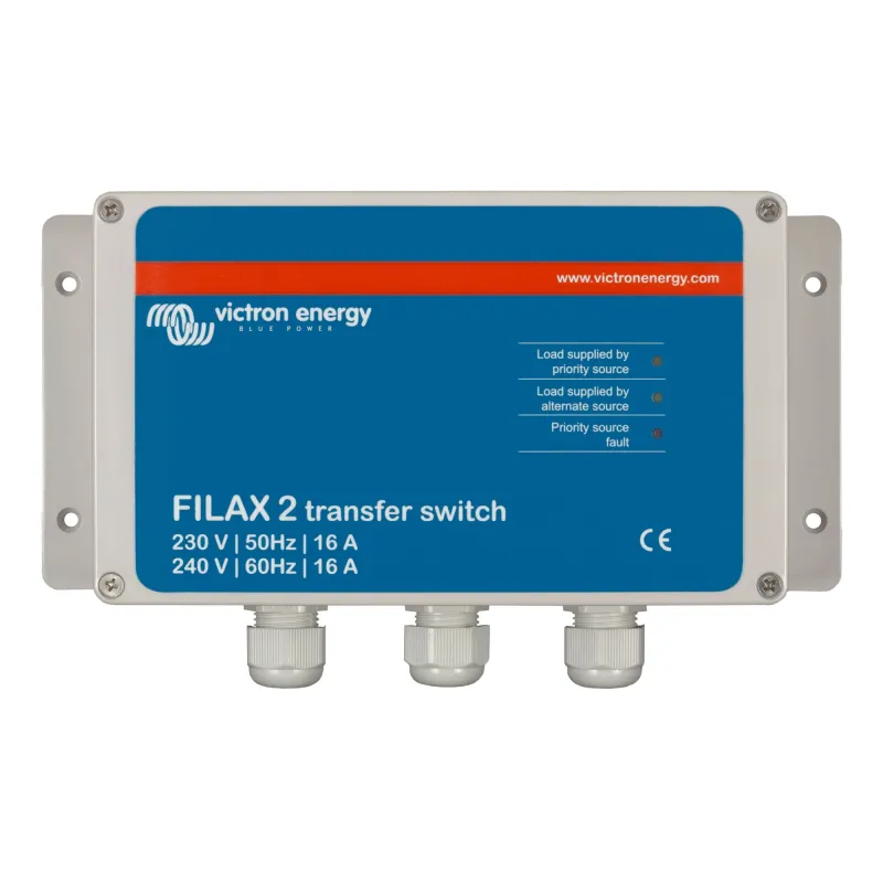 Victron Filax 2 Transferschalter 110V/50Hz–120V/60Hz 16A