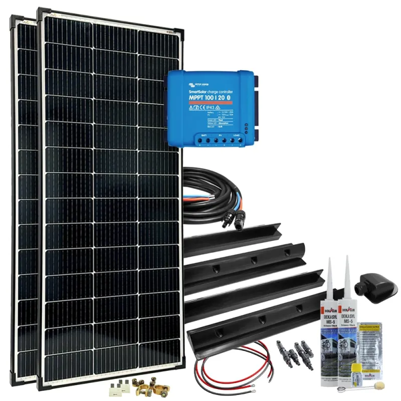 mPremium+ XL 300W 12V MPPT Caravan Solaranlage