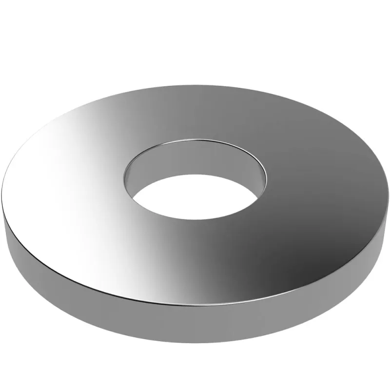 Edelstahl-Unterlegscheibe für M16-Schrauben, korrosionsbeständig, Außendurchmesser 30 mm.