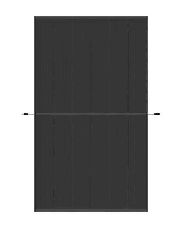 Rückansicht des Trina TSM-500-NEG18R.25 Moduls mit Glas-Glas-Bauweise und 22,5 % Wirkungsgrad.