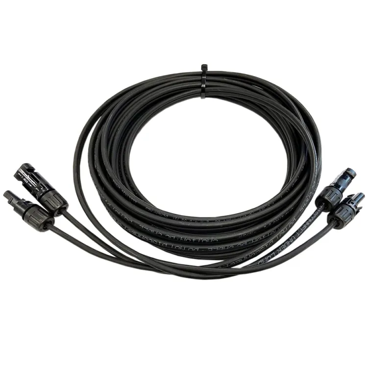 8m 2x4mm² MC-4 zu MC4 Verbindungskabel Stecker/ Buchse Verlängerung – Bild 2