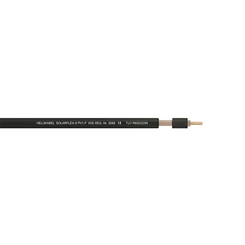 Lappkabel ÖLFLEX H1Z2Z2-K 1x10mm² WH/BK Solarkabel Meterware