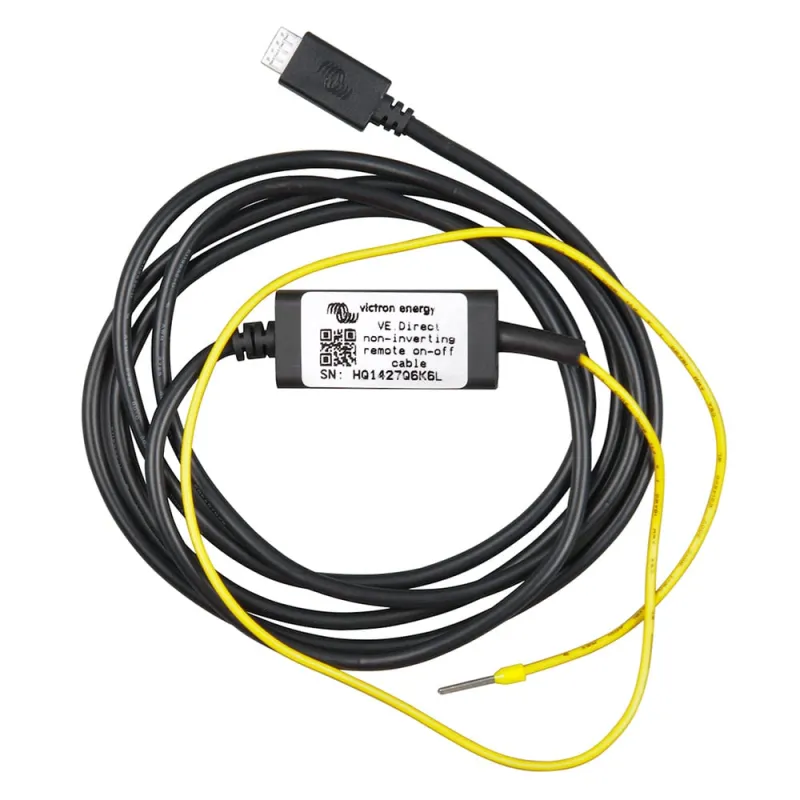 Anschlusskabel für Victron-Geräte mit VE.direct zur Integration in Energiemanagement-Systeme.