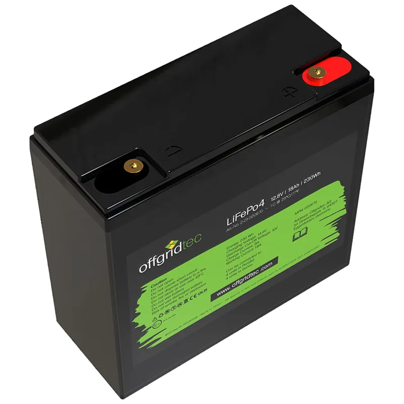 LiFePo4 Akku 12/18 12,8V 18Ah BMS integriert 230Wh – Bild 3