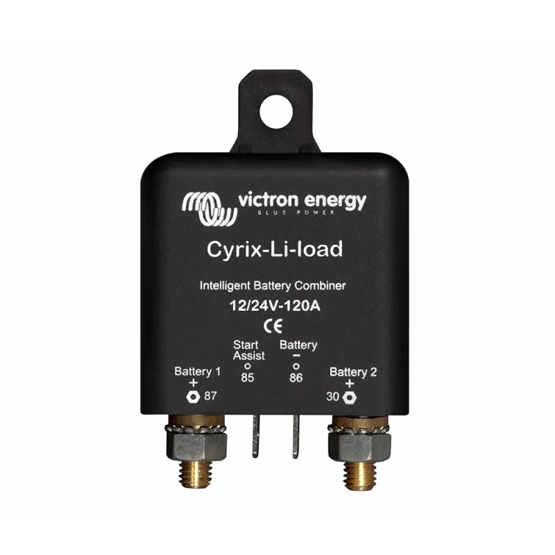 Victron Energy Relais Cyrix-Li-Last 24/48V-120A mit Anschlussklemmen und Montageoptionen