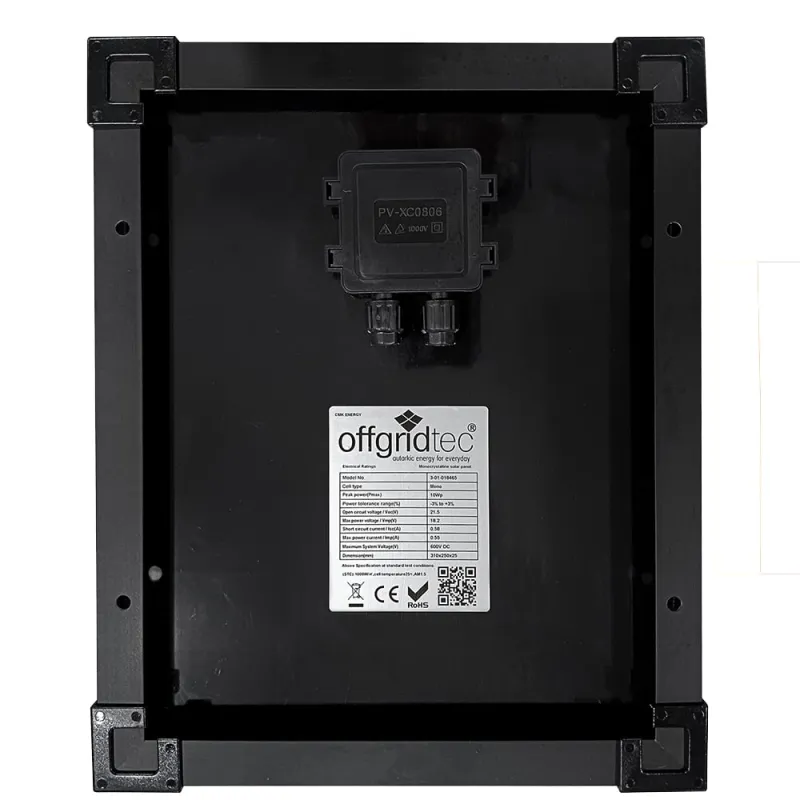 OLP 10W V2 Solarpanel 18,2V Schindeltechnologie PERC – Bild 3