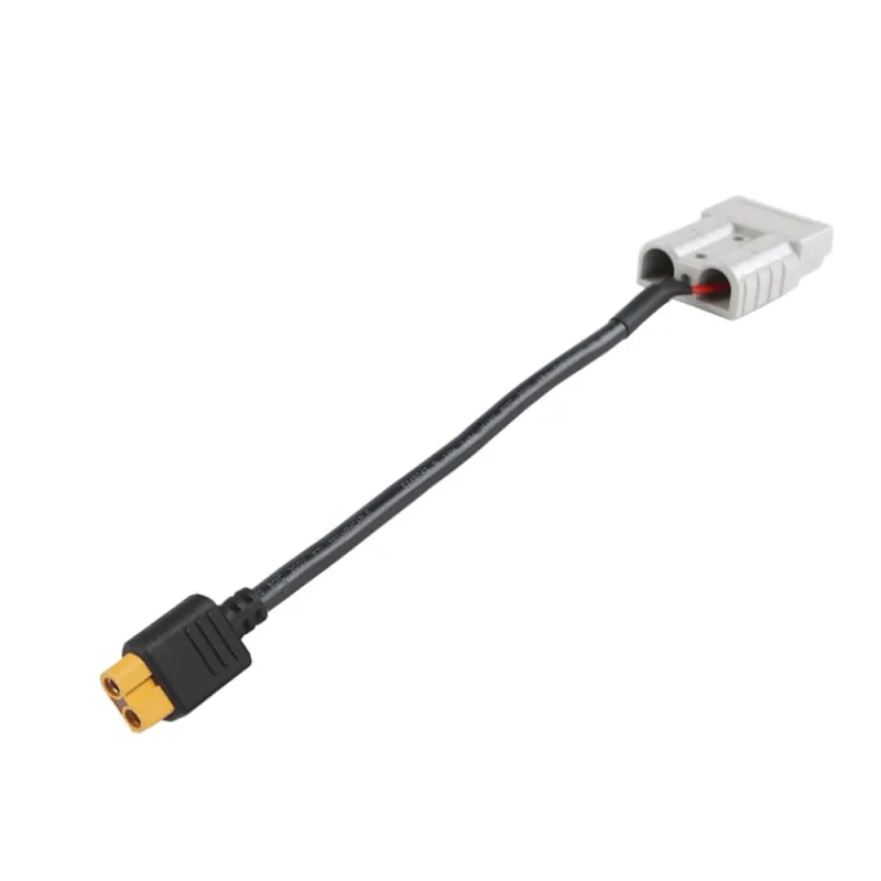 Anderson-Stecker und XT60-Stecker des Adapterkabels im Detail.