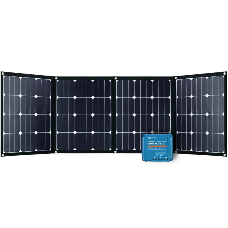 FSP-2 faltbares Solarmodul mit 180 Wp Leistung und integriertem MPPT-Laderegler.