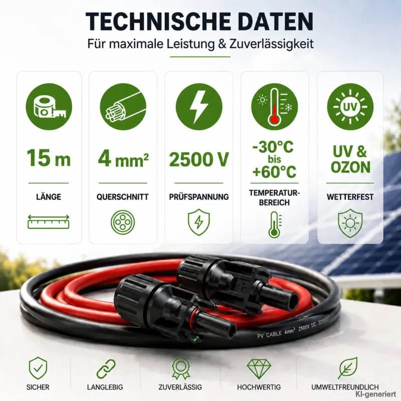 Offgridtec 15m 4mm² Profi-Verbindungskabel Solarmodul MC4 zu Solarladeregler – Bild 2