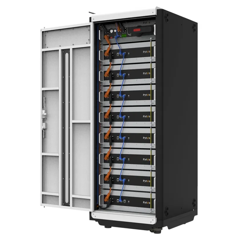 Pytes HV48100 BCU in einem Schaltschrank für die Steuerung von Hochvolt-Batteriespeichern.