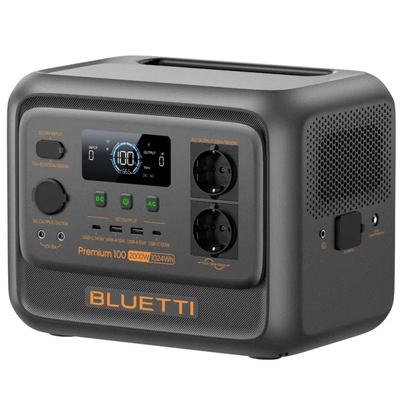 Bluetti Premium 100 V2 Mobile Powerstation 1024Wh 2000W USV-Funktion – Bild 5