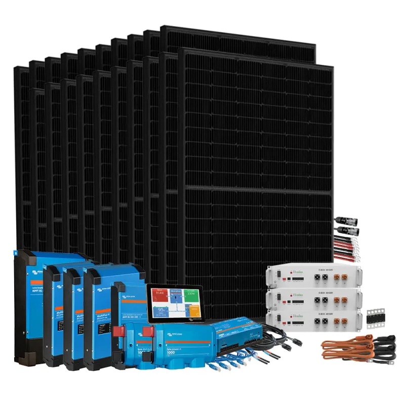 HomePremium S USV Solaranlage 9000Wp E-Box-48100R-TE+ 15,4Wh 3-phasig