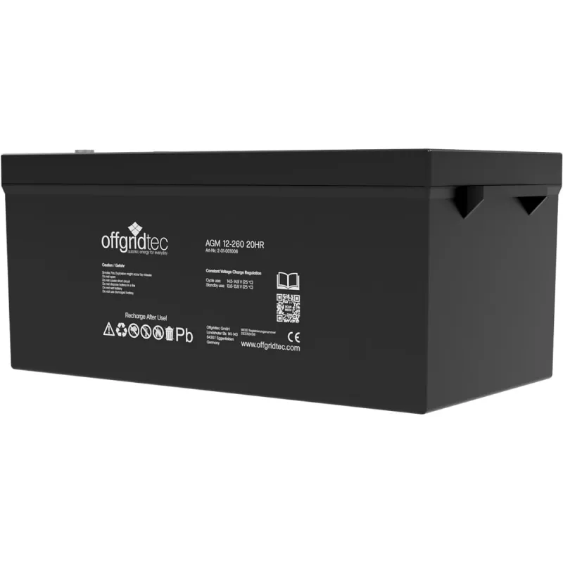 Offgridtec© Autark XXL-Master 600W Solaranlage - 2000W AC Leistung 260Ah AGM Akku 12V 230V – Bild 6