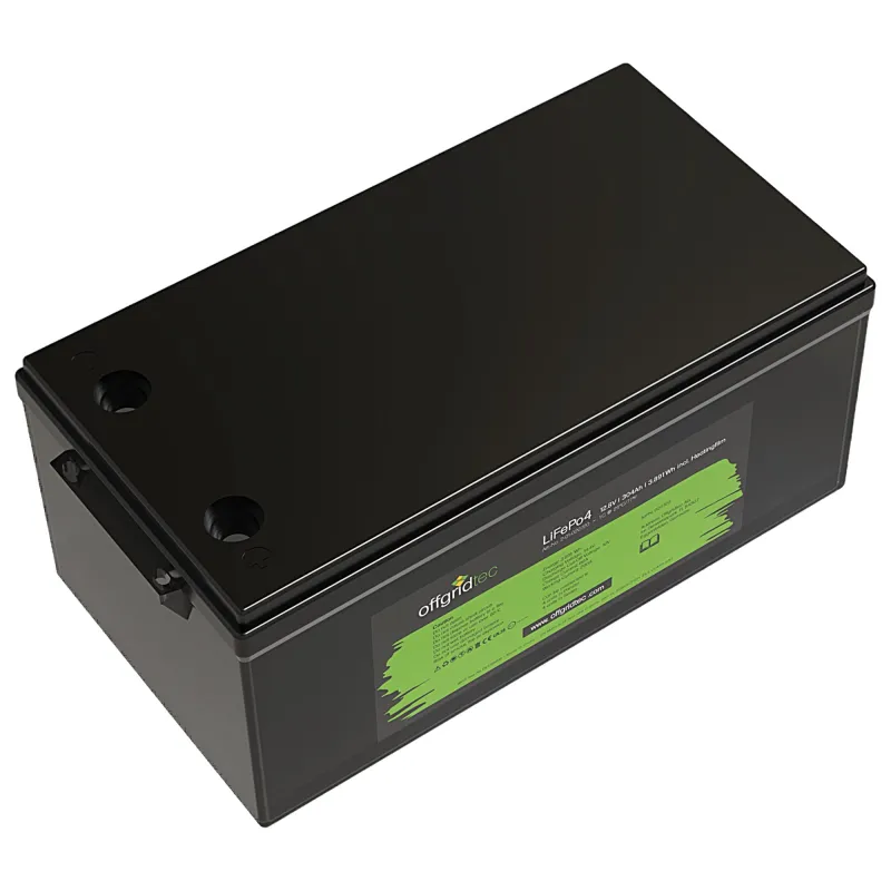 Technische Details des Batteriespeichers LifePO4 Akku mit Heizmatte.