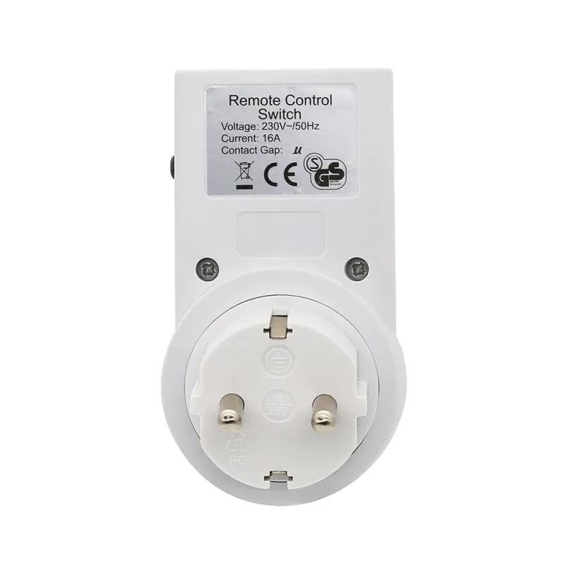 Funkfernbedienung für 3er Set Steckdosenadapter mit Reichweite bis 30 Meter