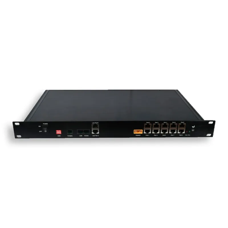 Technische Rückseite des Pytes 1U LV-HUB BMS für sichere Batterieüberwachung.
