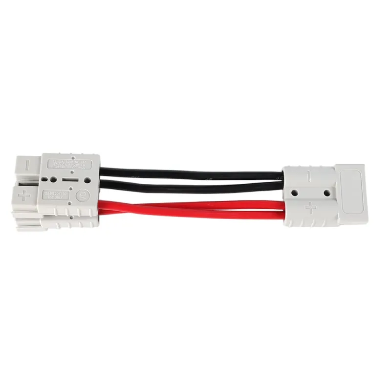 Solarmodul Adapterkabel Anderson-Stecker in der Anwendung für mobile Photovoltaik-Anlagen.