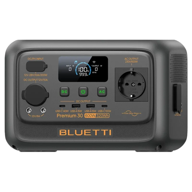 Bluetti Premium 30 V2 Mobile Powerstation 320Wh 600W USV-Funktion
