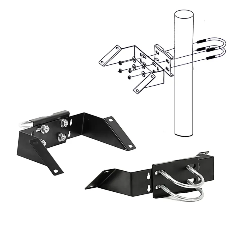 Wand-Mast Montageset für 5-10w Module – Bild 2