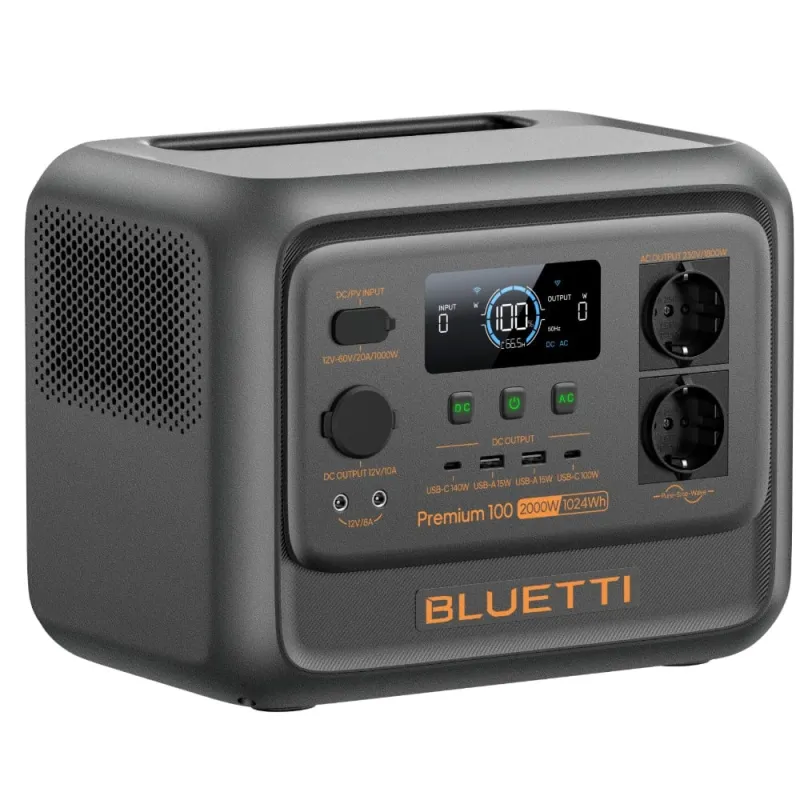 Bluetti Premium 100 V2 Mobile Powerstation 1024Wh 2000W USV-Funktion – Bild 4