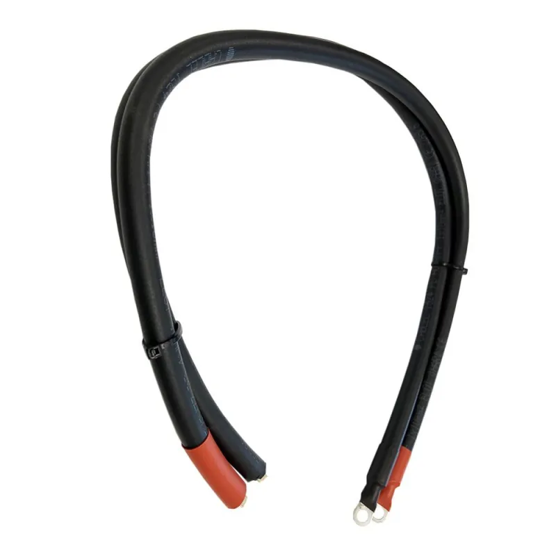 Batterieanschlusskabel 0,6m 10mm² für Inverter Serie Victron Phoenix 250VA - 500VA für M8 Batterieterminal – Bild 3