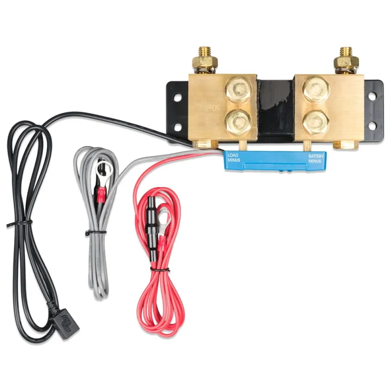 Installationsbeispiel des Victron Energy Shunt in einer Photovoltaik-Anlage