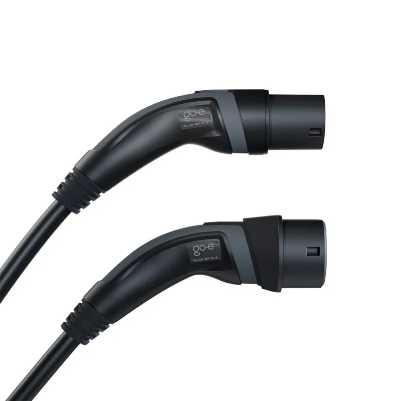 go-e Typ 2 Ladekabel 7,5m 1,4 kW bis 22 kW Black Edition – Bild 3