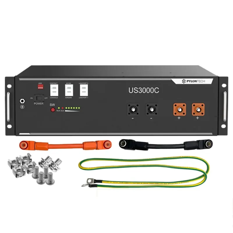 Pylontech 3x US3000D LiFePO4 Batterie 10,5kWh mit Wechselrichter-Anschlusskabelset