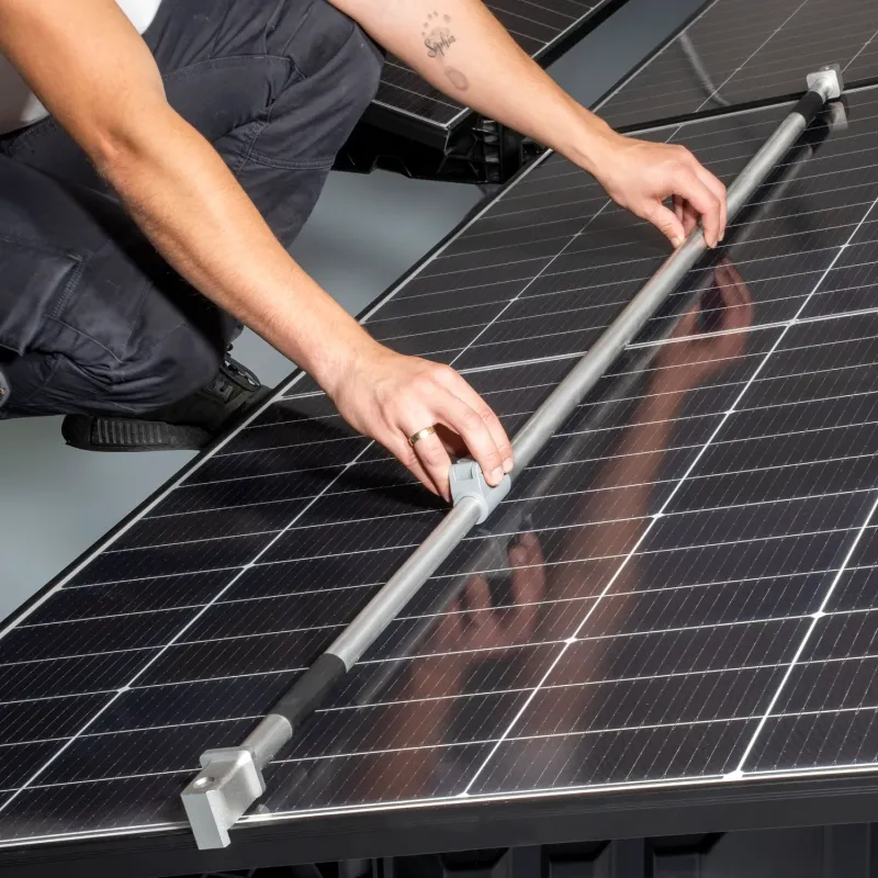 HUBER-Solarfix GmbH Solarmodul Montagehilfe für präzise Ausrichtung von Photovoltaik-Modulen
