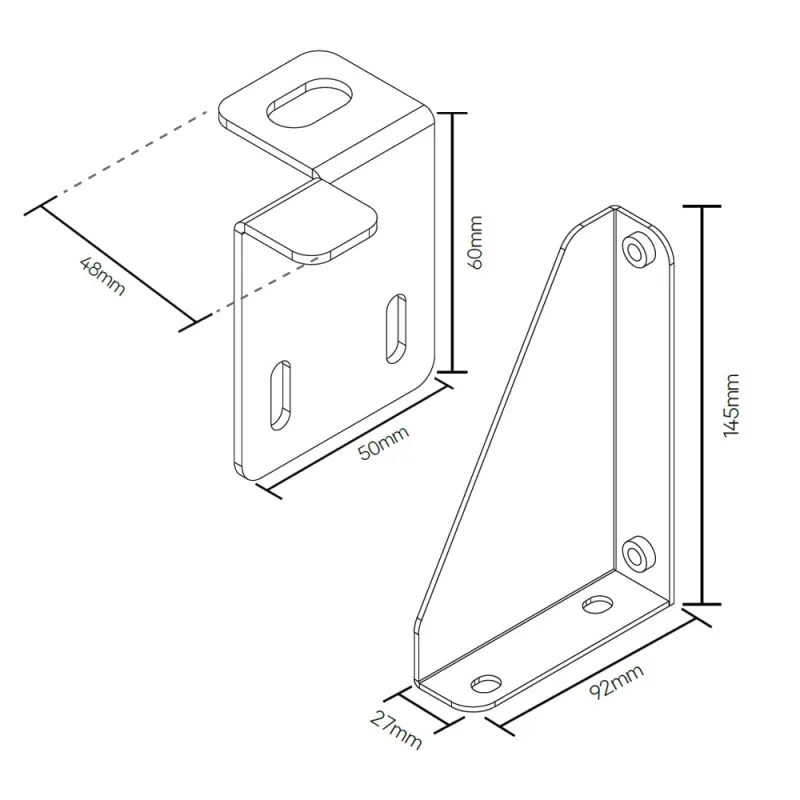 Pytes V5 BK1 Wandhalterung Brackets für V5a Batterie