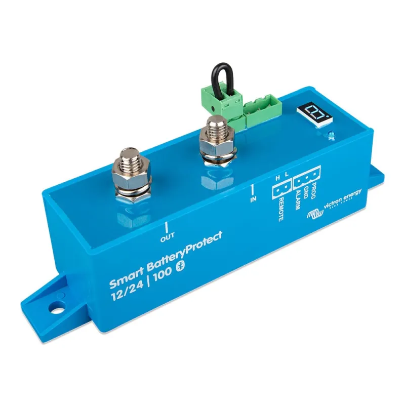 Victron Smart Battery Protect 12/24V-100A in kompakter Bauform für Schaltschränke.