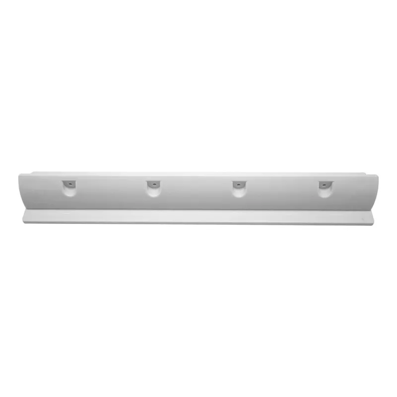 ABS Haltespoiler 590mm weiß vorgebohrt inkl. Edelstahlschrauben