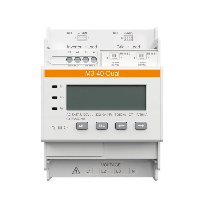 SolaX M3-40-Dual - 3-phasiger Stromzähler mit Echtzeit-Monitoring – Bild 2