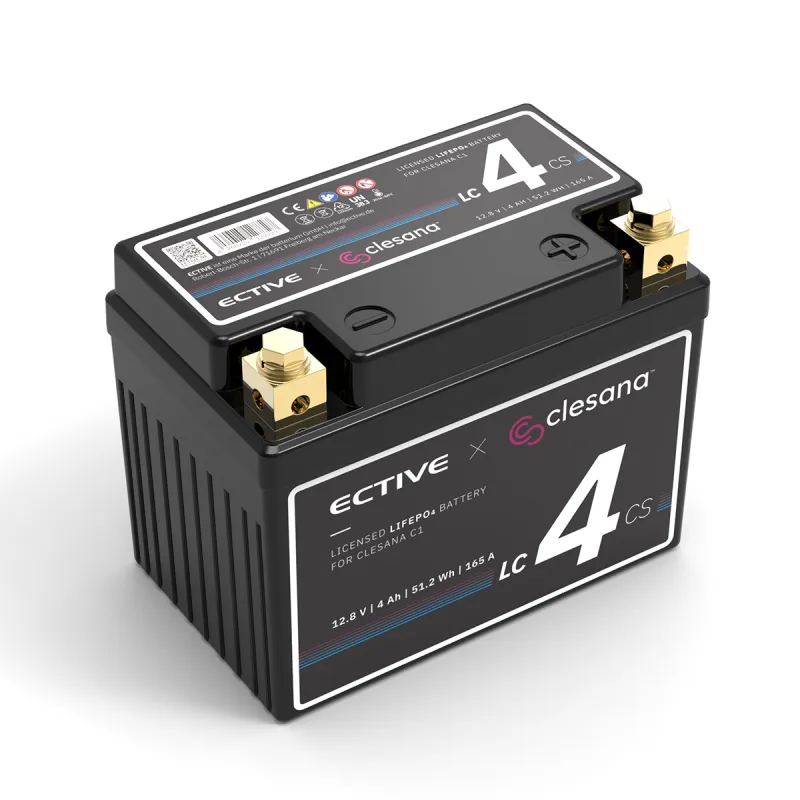 ECTIVE LC 4CS 4 Ah LiFePO4-Batterie für die Clesana C1 Toilette