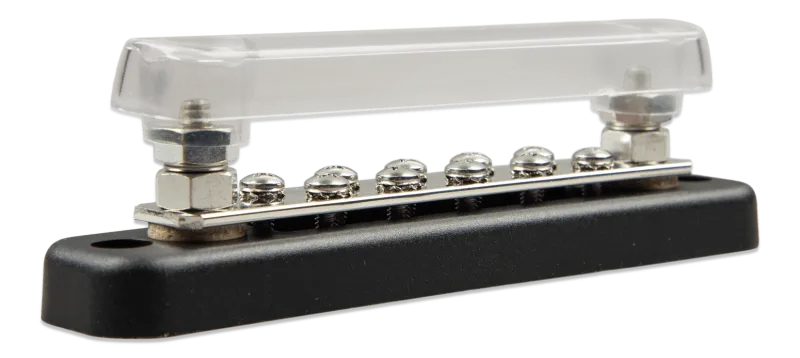Busbar 150A 2P mit 10 Schrauben u. Abdeckung – Bild 2