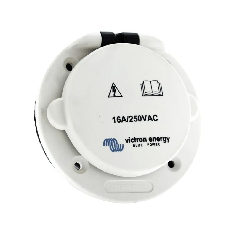 Steckdose Victron Polyamid mit Abdeckung 16A/250Vac (2p/3w)