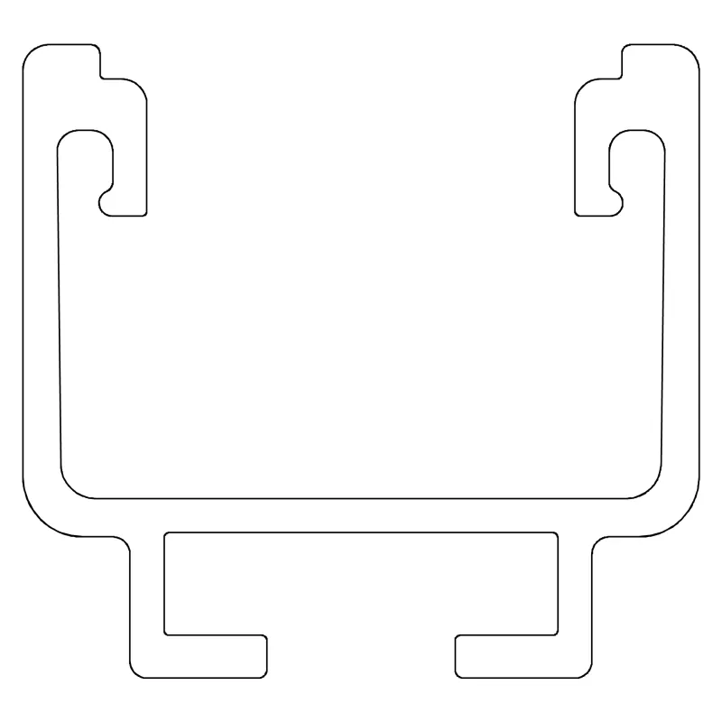 Detailansicht der K2 Systems Unterkonstruktion mit Befestigungselementen für Photovoltaik-Anlagen.
