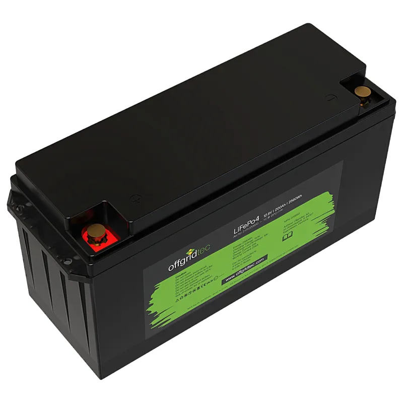 LiFePo4 Akku 12/200 12,8V 200Ah BMS integriert 2560Wh – Bild 3