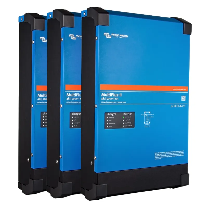 Backup-Kit Nachrüstsatz 30,7kWh mit Pytes 48100R-TE+ Akku Victron MultiPlus-II 48/5000 3-phasig mit Stromzähler – Bild 3