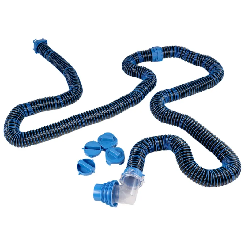 Platzsparende Aufbewahrung des Wohnmobil Abwasserschlauch Sets