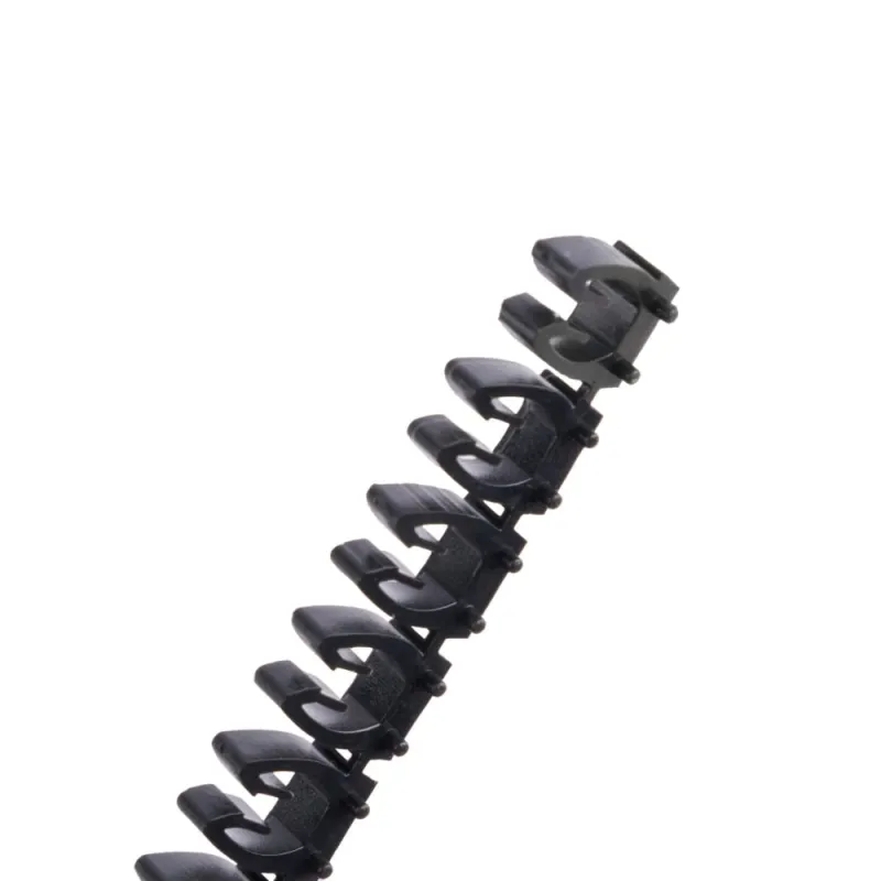 Kabelmarker Clips in Verpackung, je 10 Stück pro Ziffer von 0 bis 9.